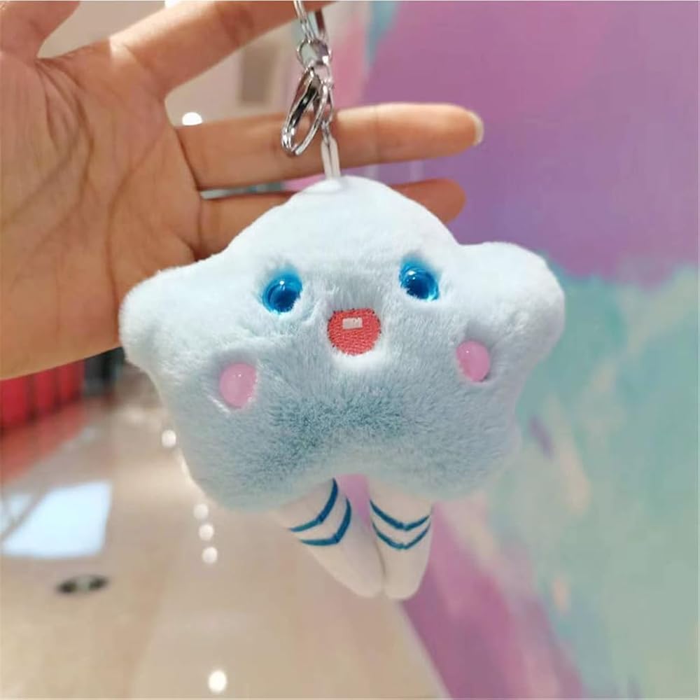 ぬいぐるみ 星型アクセサリー付き Amazon.co.jp: xbiez かわいいぬいぐるみキーホルダー人形